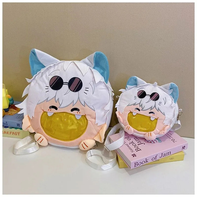 Anime Character Plush Itabag Backpack Soft Crossbody Bag