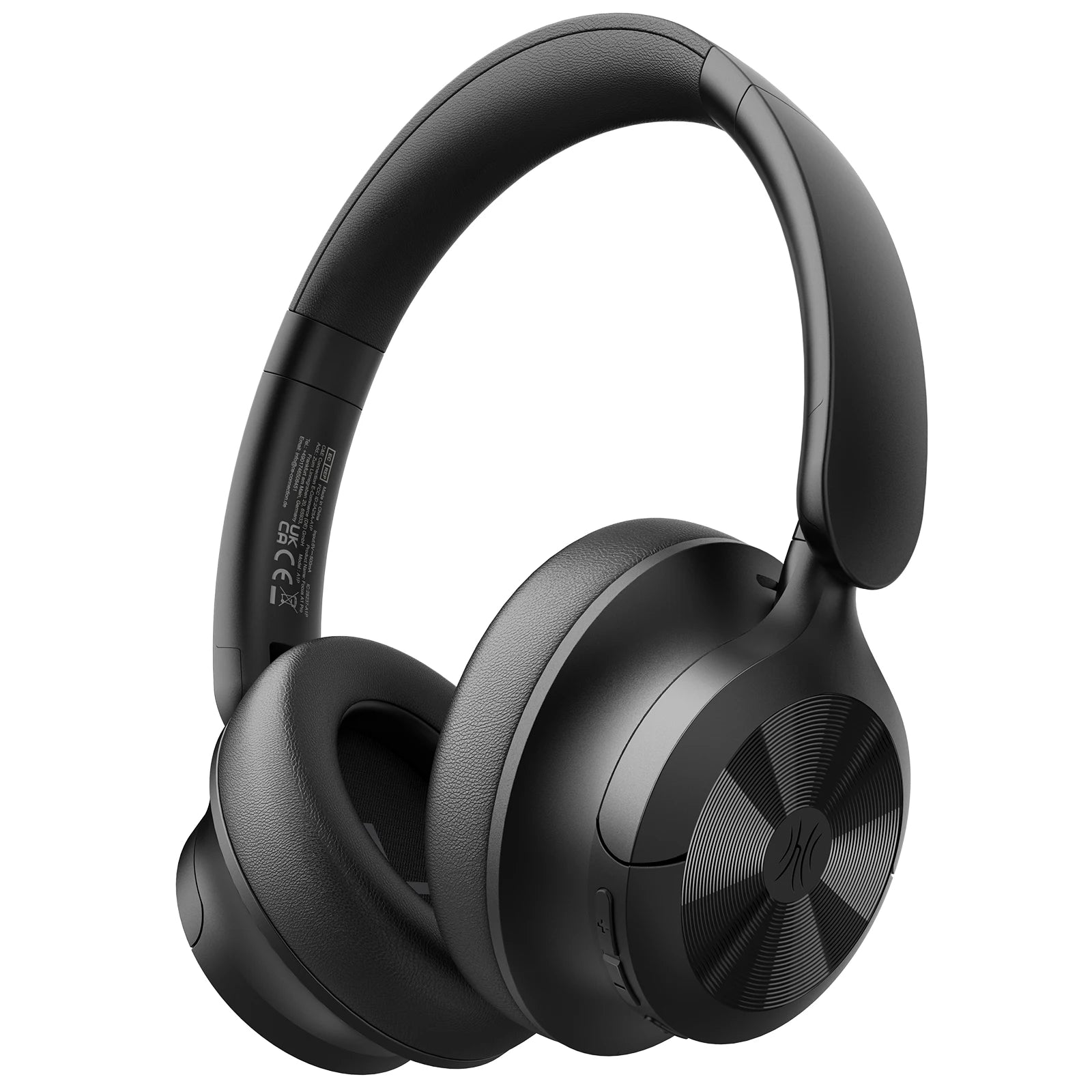 A1 Pro Bluetooth 6.0 Wireless ANC Headphones On Ear Hybrid Active Noise Canceling Headset With ENC Mic Low Latency Mode