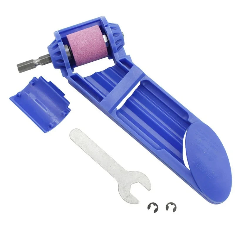 2.0-12.5mm Portable Drill Bit Sharpener Corundum Grinding Wheel Bit Tool Twist Drill Bit Sharpening Machine Hand Tool Set