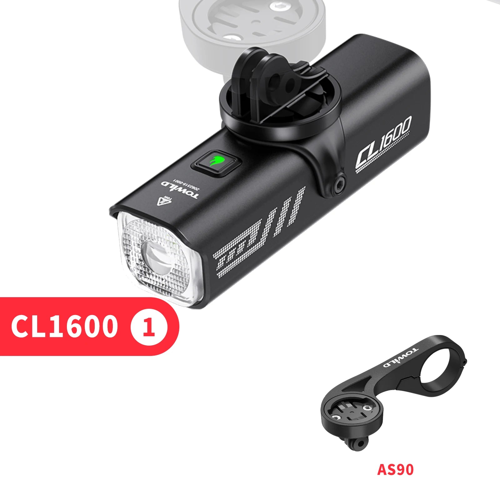 CL1600LM Bicycle Light 5000mAh Bike Light IPX6 Flashlight Aluminum Front Lamp Type-C Charging MTB Road Cycling Headlights