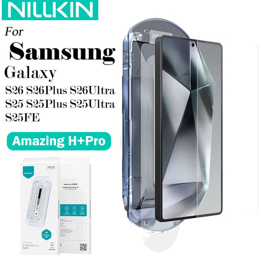 H+PRO Anti-Explosion Tempered Glass Screen Protector for Samsung Galaxy S26 Ultra / S26 Plus / S25 Ultra / S25 Plus / S25 Edge – HD Front Film