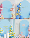Arch Cover Backdrop Wedding Cover Birthday Party Decoration Background  Shower Photograph Backdrop White Elastic Arch Cover