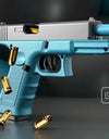 Automatic Shell Ejection G17 Toy Gun Airsoft Laser Version Pistol Arms Children CS Shooting Weapons
