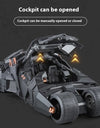 1:18 Batmobile Tumbler Alloy Diecast Model Sound Light Car Spray Function Toy Display Ornament Toys For Gift For