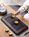 Home And Kitchen Wooden Tray Rectangle Bamboo Tea Tray For Chaban Tea Table Coffee And Tea Tools  Decorative Tray