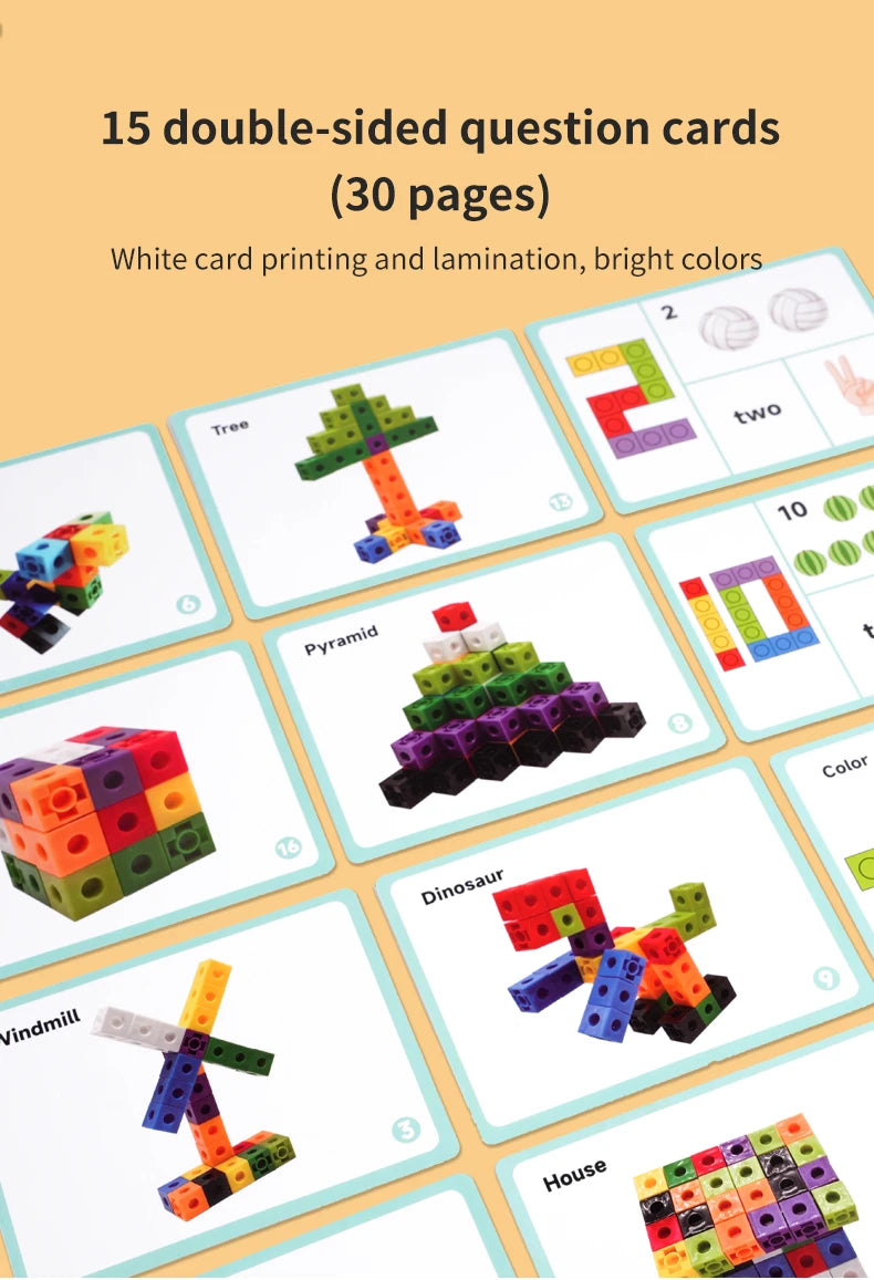 Rainbow Building Blocks for Maths and Creative Learning