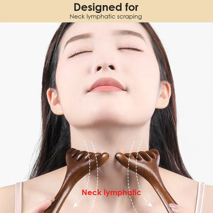 Sandalwood Head Massage Comb Six Claw Massage Comb Scalp Meridian Comb Scratch Head Scratch Gua Sha Tool