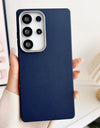 Luxury Leather Pattern For Magsafe Magnetic Phone Case For Samsung S25 Ultra S24 Plus S23 S22 S21 S20 FE Matte Shockproof Cover