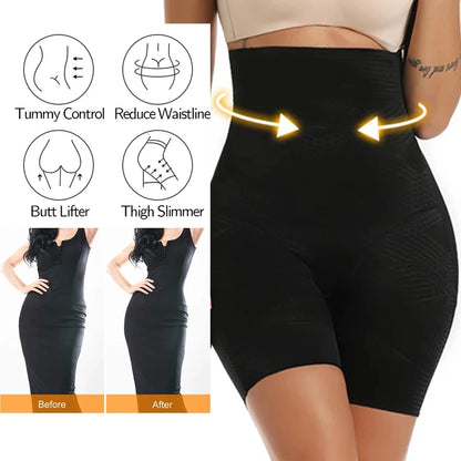 Women Body Shaper Firm Tummy Control Shorts Under Skirts High Waist Shaping Panties Slimming Underwear Waist Cincher Shapewear