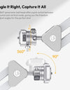 Overhead Camera Mount Quick-Release Camera Desktop Stand Max Load 2KG for Camera Smartphone Tablet for Live Vlog