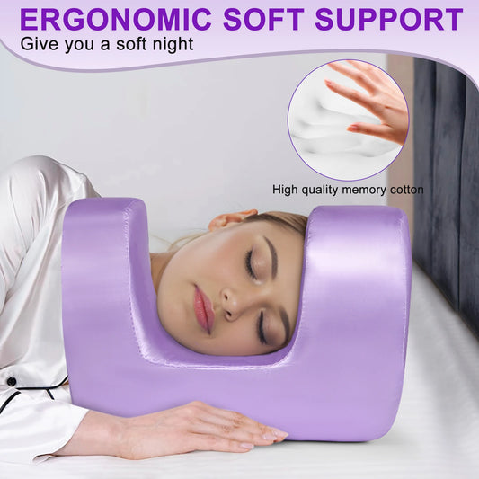 Face Pillow Memory Foam Face Relaxed Beauty Sleep Wrinkle Prevention Anti Aging Anti Wrinkle Beauty Bed Pillow