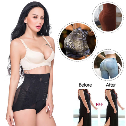 Tummy Control Panties for Women Shapewear Butt Lifter Short High Waist Trainer Corset Slimming Body Shaper Underwear