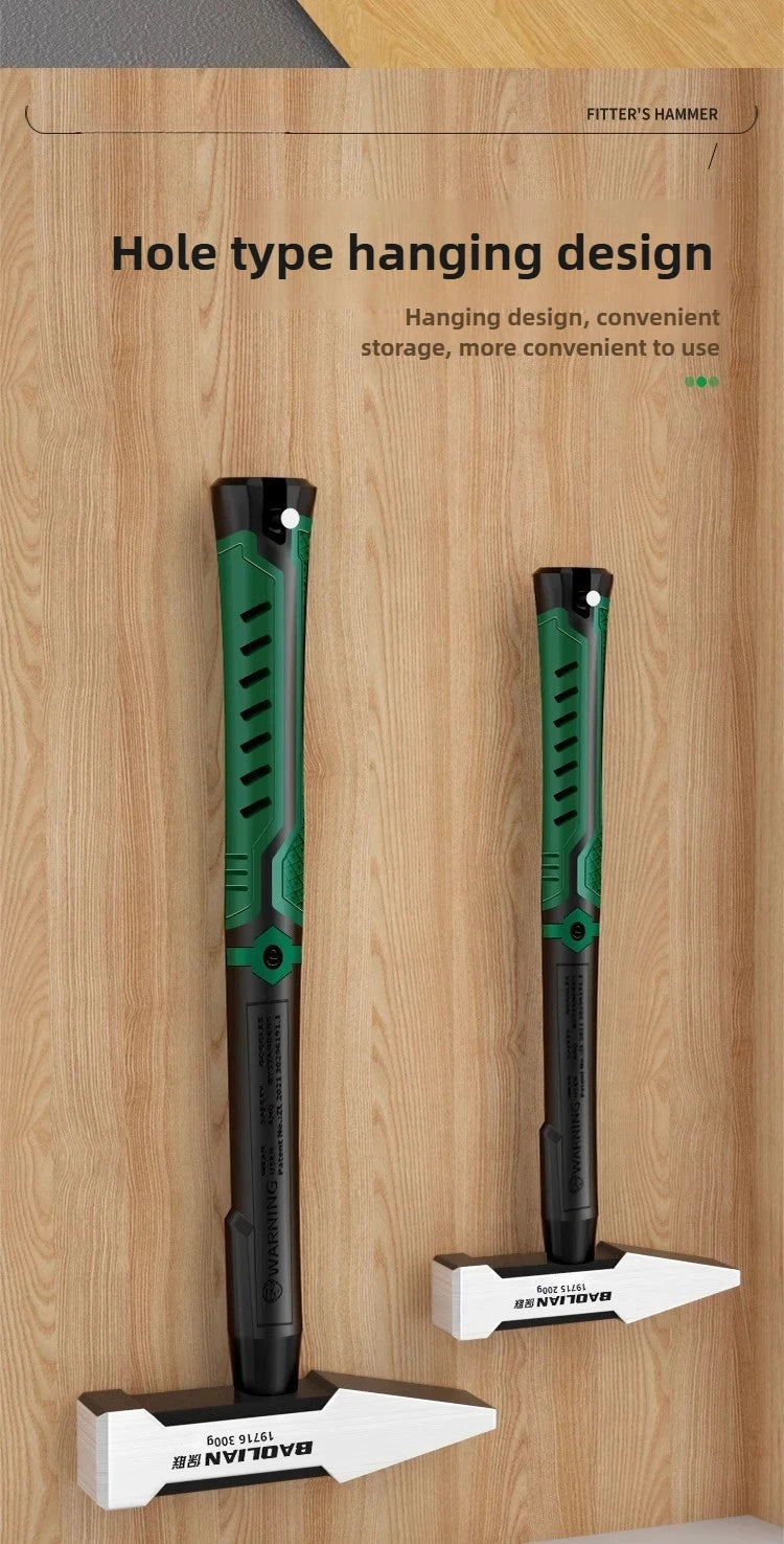 Hardware Tools, Building Decoration, Flat Head Hammer 200g, Plastic Coated Duckbill Hammer, Hammer Head 500g, Fitter Hammer