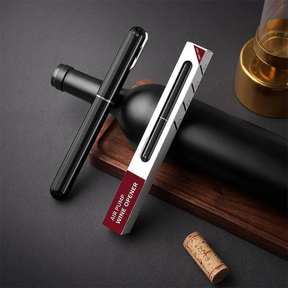 Air Pump Wine Bottle Opener Portable Wine Corkscrew Stainless Steel Pin Air Pressure Wine Corkscrew for Home Party Wine Tool Set