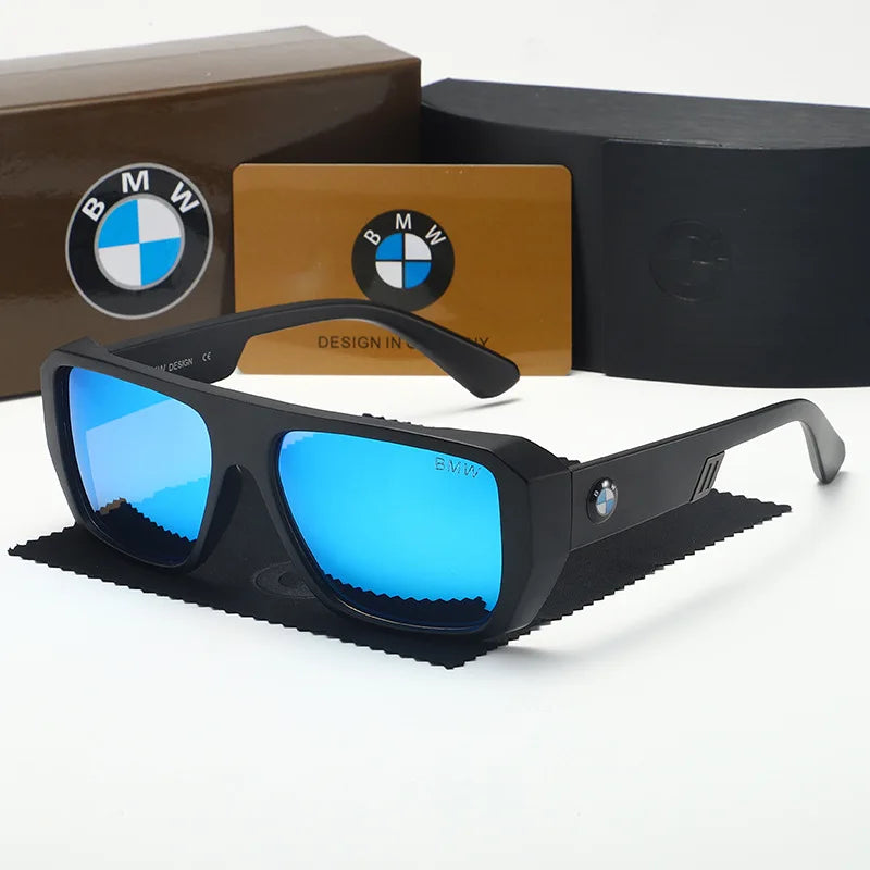 BWM Sunglasses Luxury Glass Polarized UV400 Anti-Glare Driving Cycling Fishing Outdoor Beach Hiking Sunglasses Mirror Color Film