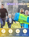 40 hole handheld fully automatic space light bubble machine, electric children's toy without battery and bubble water