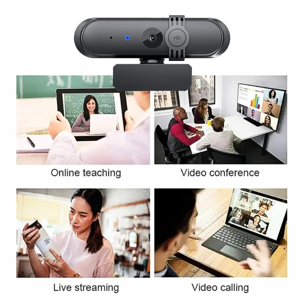 Webcam 1080P Web Camera Mini Usb Web Cam for Pc for Live Streaming  Conference Video Call for Laptop Pc Computer with Microphone
