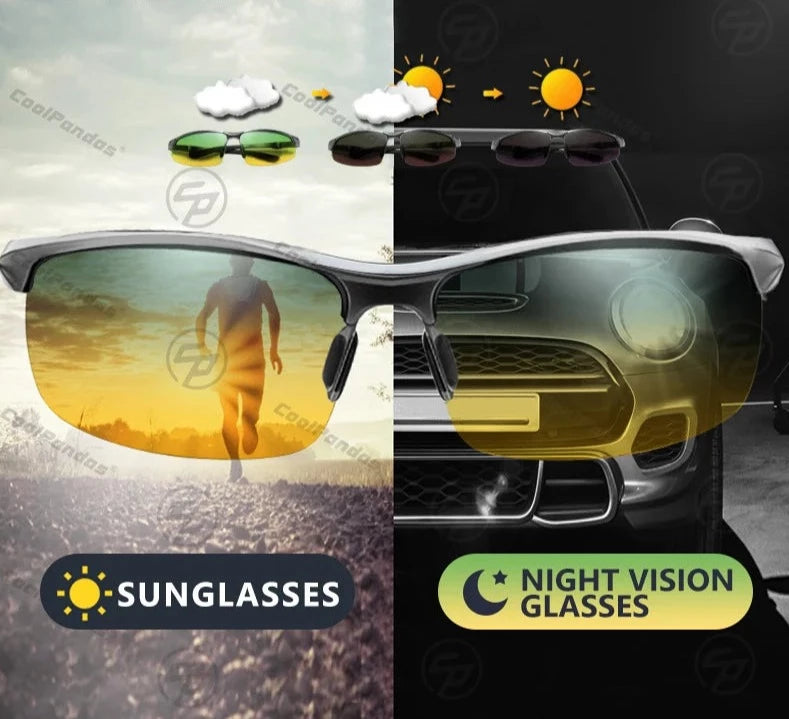 Photochromic Polarized Aluminum Sunglasses for Men