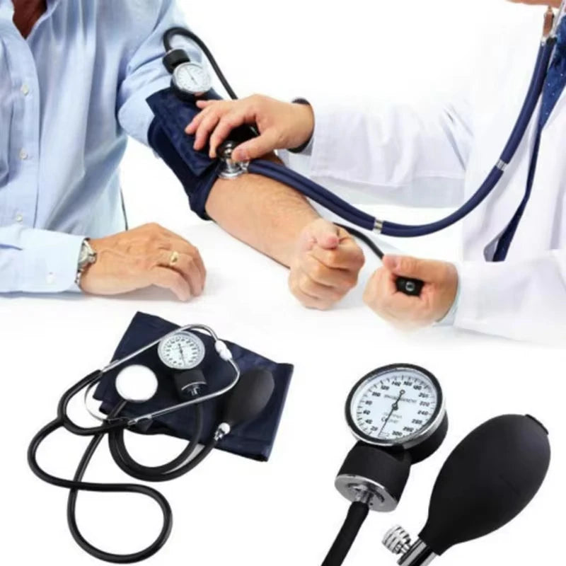Manual Blood Pressure Monitor Diastolic Sphygmomanometer Double-sided Medical Doctor Stethoscope Sphygmomanometer Cuff Home