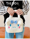 Sanrio Cartoon Plush Shoulder Bags Hello Kitty Kuromi Melody Cute Crossbody Bag Anime Children Handbag