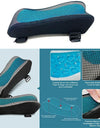 Ergonomic Armrest Pads- Office Chair Arm Rest Cover Pillow - Elbow Support Cushion for Computer, Gaming and Desk Chairs