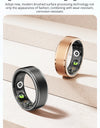 R03 Smart Ring Men Women, Battery Life 39 Days, Health Monitor, IP68 & 5ATM Waterproof, Multi-sport Mode