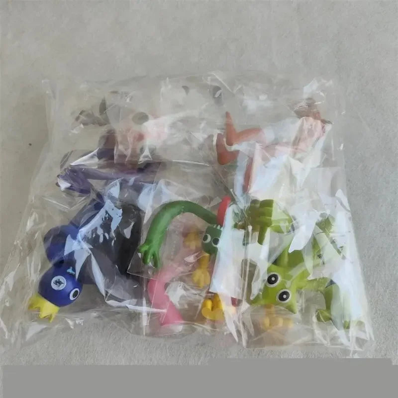 Rainbow Friends Mini Figure Set 8 Piece PVC Game Character Models 6cm 10cm