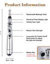 Electronic Acupuncture Pen Electric Meridians Laser Therapy Heal Massage Pen Meridian Energy Pen Relief Pain Tools