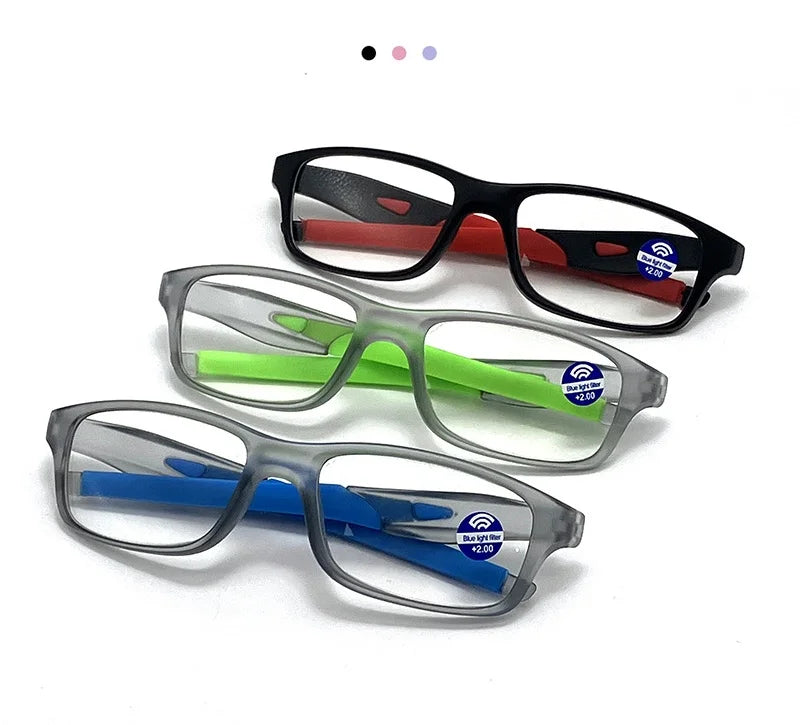 Vintage Sport Men Reading Glasses Women Plastic Regular Goggle Presbyopia Hyperopia Reading Eyewear +1.0 +1.5 +2.0 +2.5