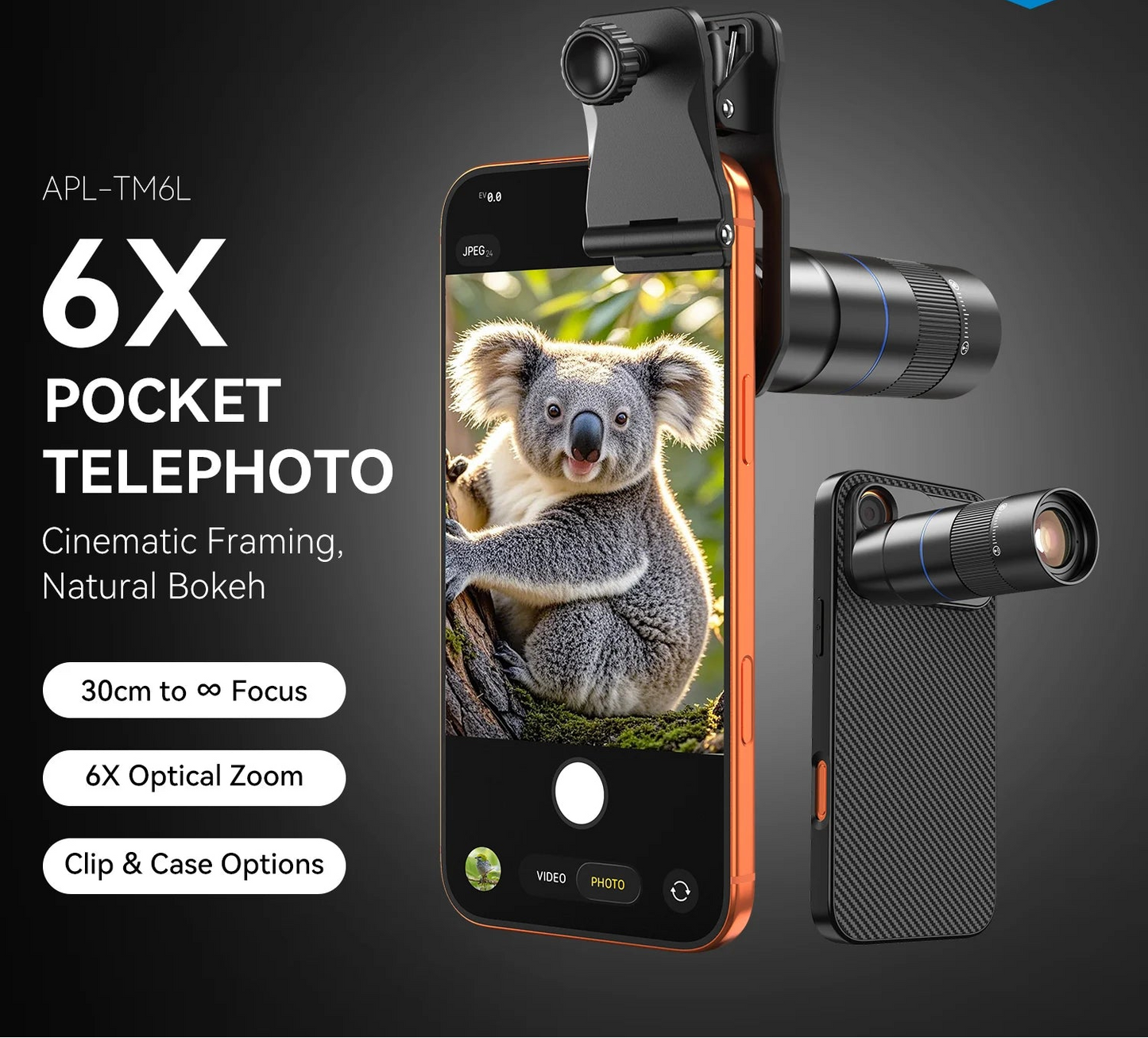 6X Mobile Phone Telephoto Zoom Lens