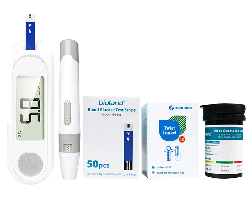 Blood Glucose Meter with Test Strips Diabetes Glucometer kit Blood Sugar Monitor for Diabetic Medical DiabetesTester