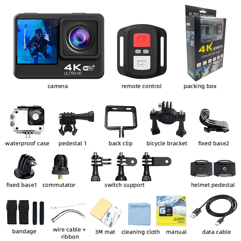 5K Action Camera 4K 60FPS 2