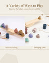 Baby Animal Threading Toys Wooden Seesaw Toys Blocks Board Games Montessori Hands-on Ability Educational Children Blocks Gifts
