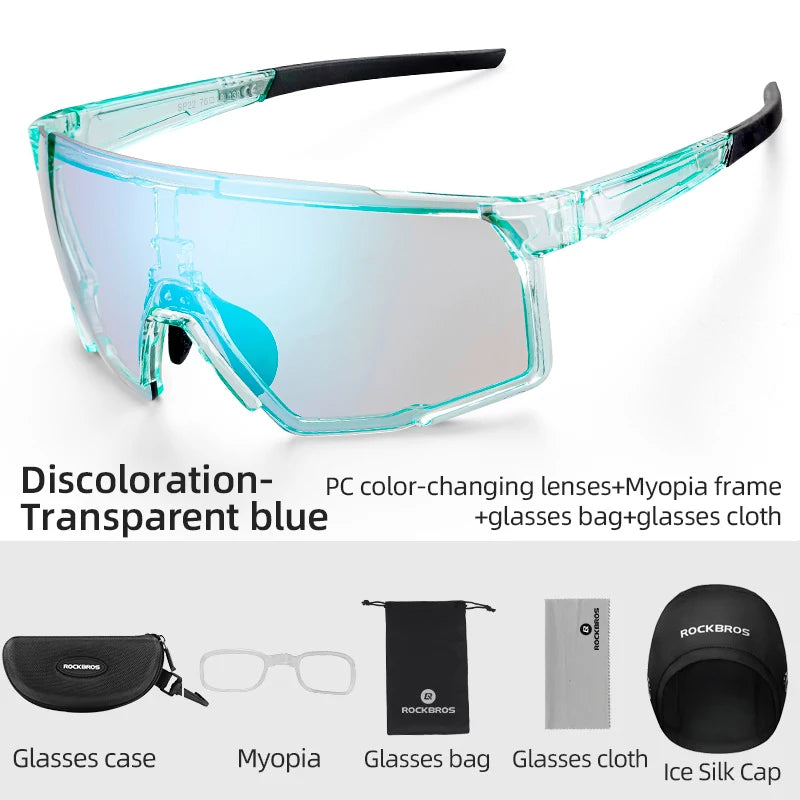 Cycling Glasses Polarized / Photochromic Lens Bike Sunglasses Men Women Glasses Eyewear Sports MTB Road Cycling Goggles