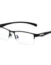 Light And Comfortable TR90 Alloy Eyewear Business Men's Full-frame Half-frame Optical Prescription Eyeglasses Frame