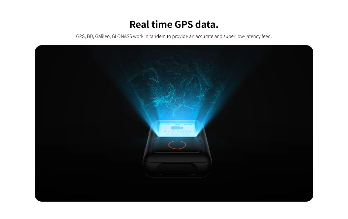 GPS Action Camera Remote Control for Insta360 X5 X4 X3 Ace Pro GO 3S ONE RS