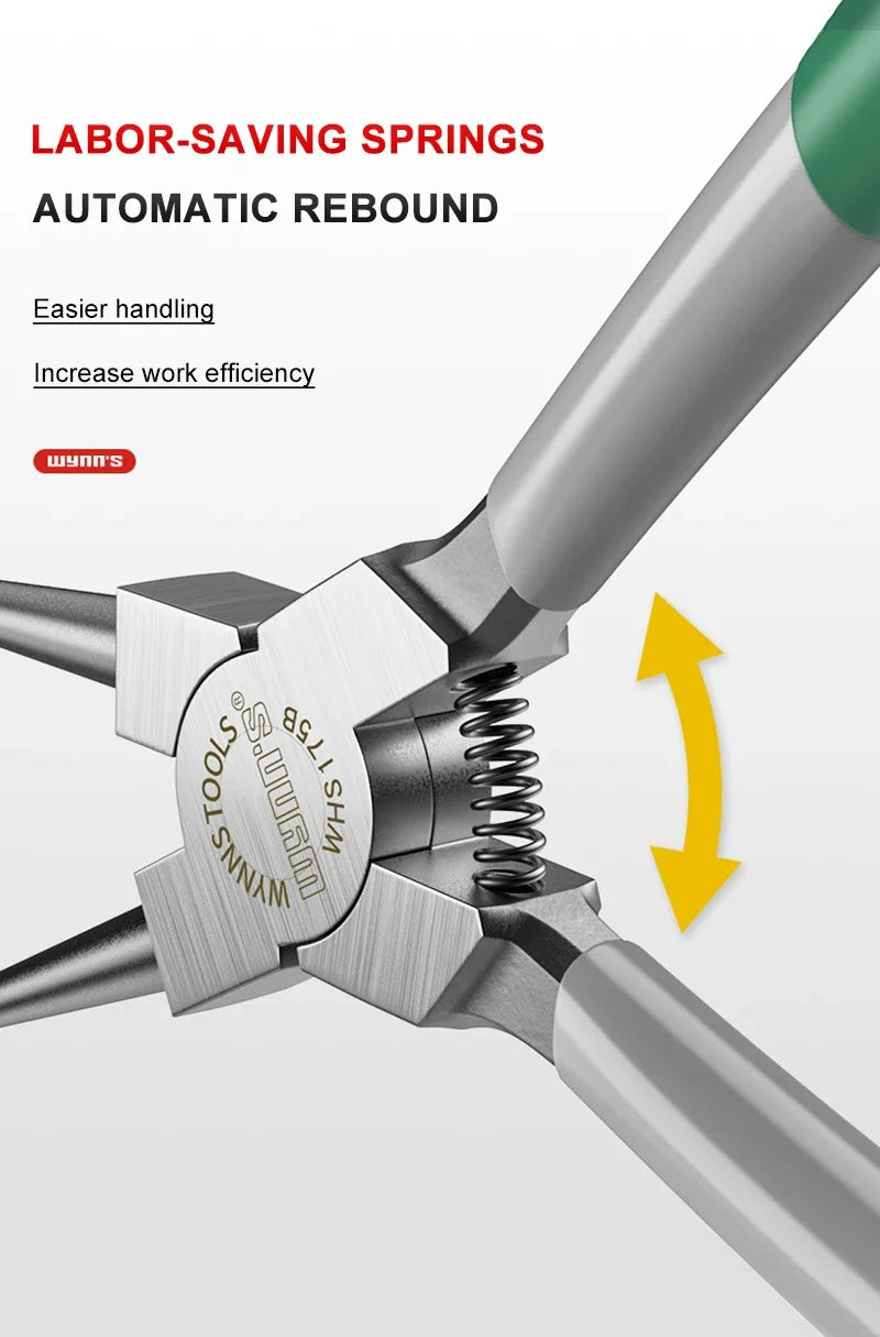 5/7/9/13 inch Snap Ring Pliers Set Lock Ring Circlip Pliers for Removing Installing Puller Locking Rings Shafts Hand Tool