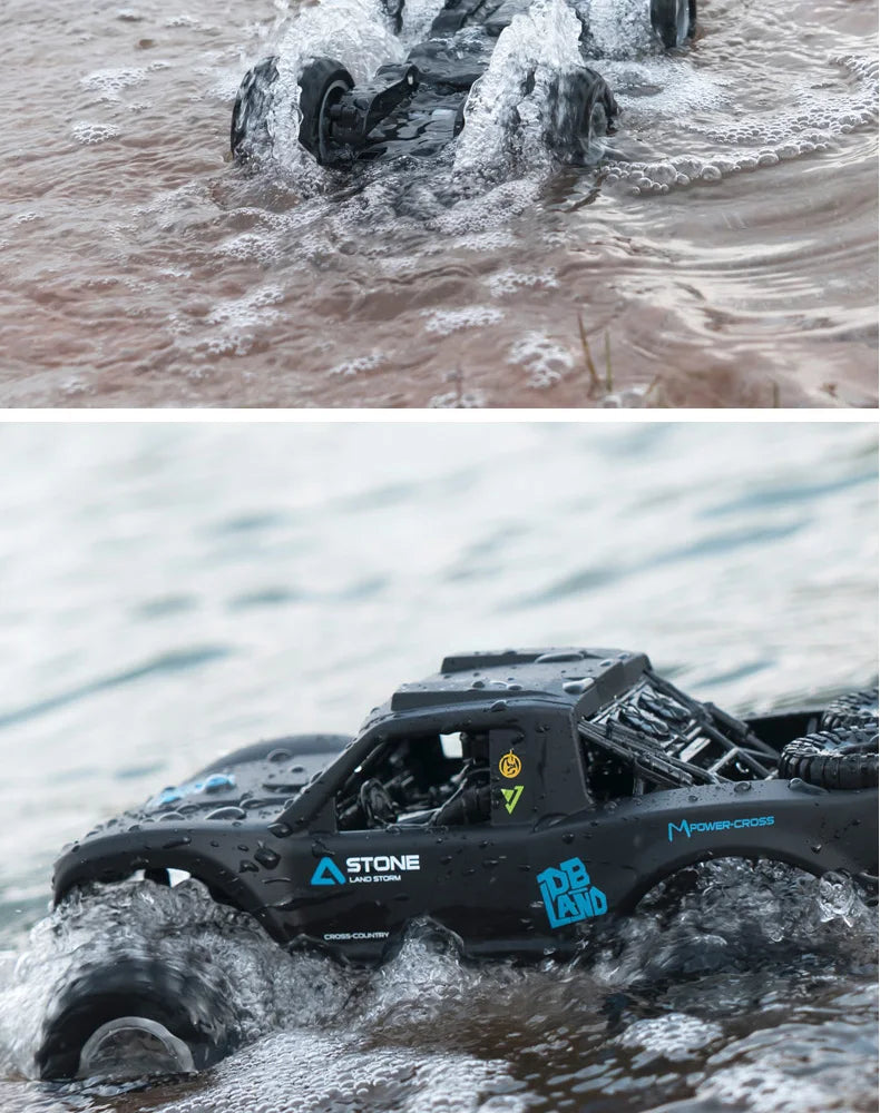 2.4G Amphibious Off-road Climbing RC Flip Stunt Car Racing All-terrain Waterproof 's RC Toys Gifts