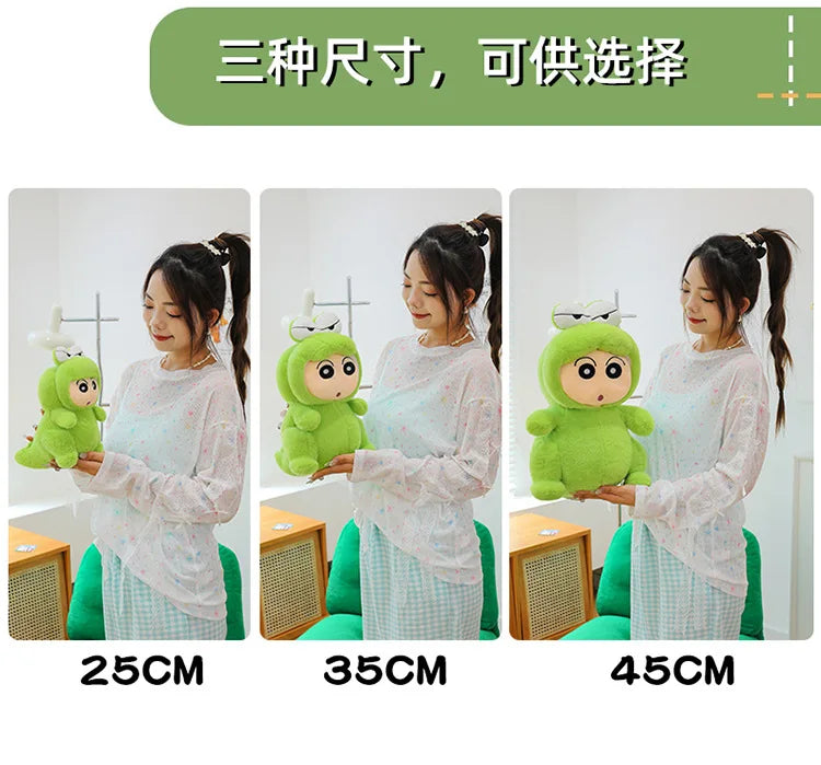 Green Crocodile Plush Toy Soft Cuddly Throw Pillow