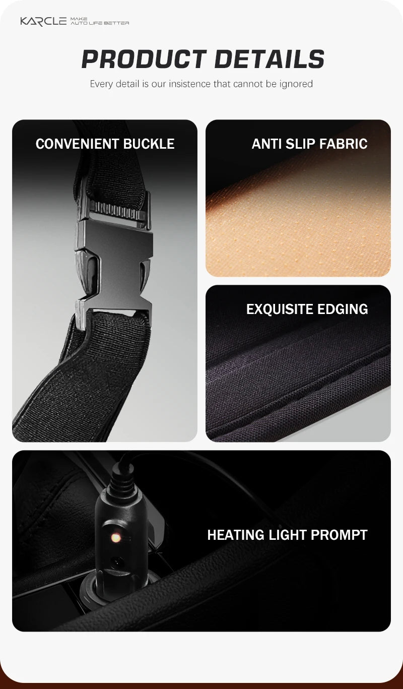 Winter Heated Car Seat Cover 12V Heating Warmer Car Seat Cushion 1/2pcs Auto Universal Car Seat Protector Cloak Cover Pads Set