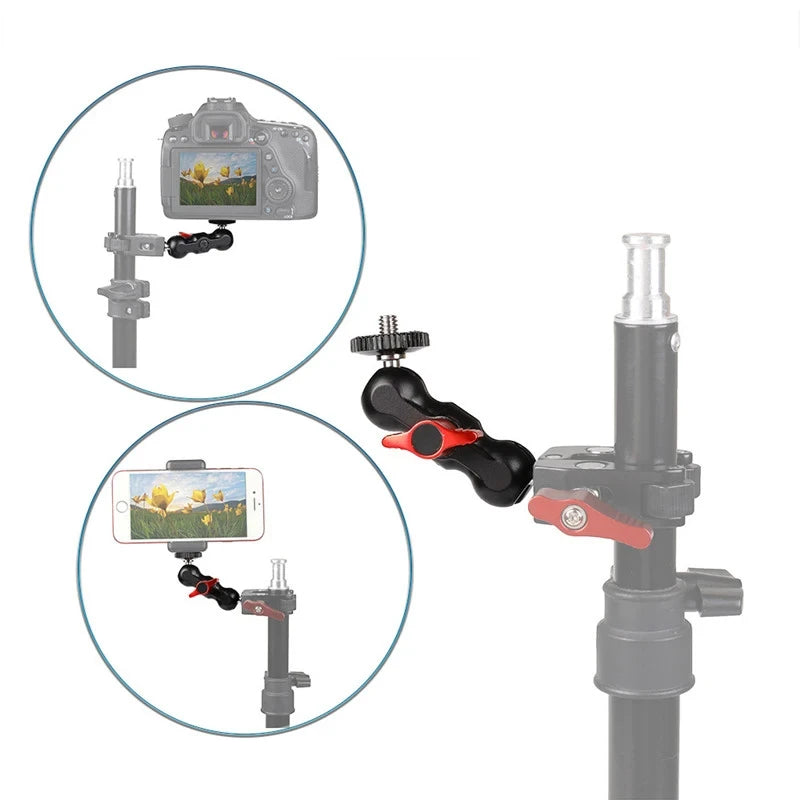 Action Camera Bicycle Motorcycle Handlebar Mount Selfie Stick Bracket