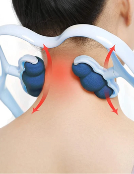 Neck Massager,Handheld Deep Tissue Massage Stick Tool for Muscle Pain Relief,for Neck,Hands,Legs,Light Weight & Portable