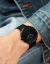Minimalist Men's Fashion Watches Ultra Thin Stainless Steel Mesh Belt Quartz Wrist Watch Men Casual Leather Clock