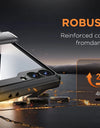 for Z Flip 6 Case with Kickstand Belt-Clip Hinge Protection Cover Screen Protector Military Grade Shockproof Phone Case