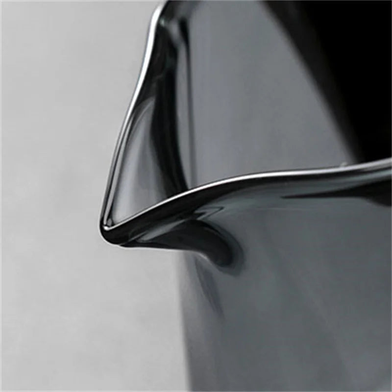 450ml Square Bottom Mountain Glass Teapot With Infuser Side Wooden Handle Tea Pot Puer Oolong Tea Maker Kungfu Tea Set