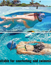 Soft Silicone Diving Snorkel Portable Foldable Easy-Breath Wet Scuba With Storage Case for Freediving Spearfishing Swimming