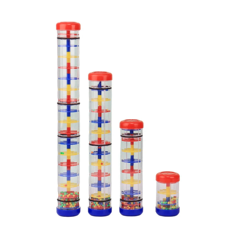 Rainmaker  Toys Rain Stick for Babies 0 6 12 Months  Rattles Toy Rainmaker Musical Instrument Montessori Sensory Toys