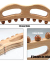 1Pcs Guasha Wood Stick Massage Tool for Body Lymphatic Drainage Massager Sculpting Tools,Anti Cellulite,Trigger Point Treatment
