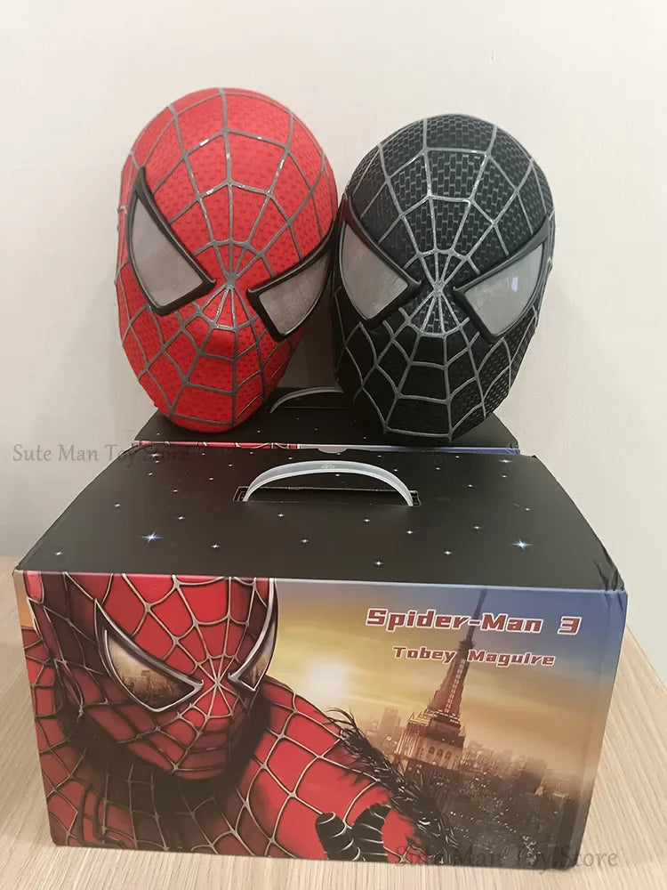 Superhero 3D Cosplay Mask with Faceshell & Detachable Lenses