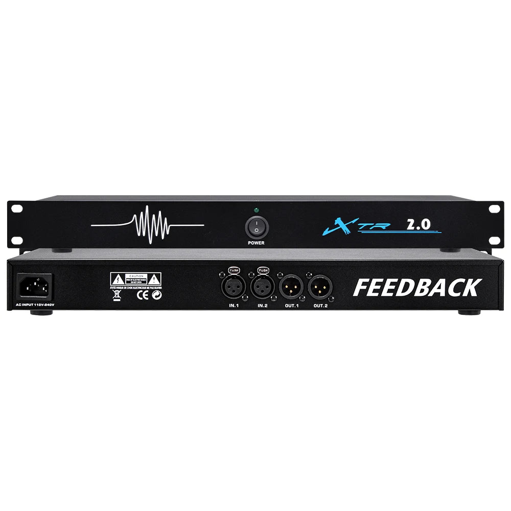 Professional Feedback Suppressor with Echo Cancellation and Anti Feedback System